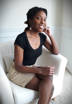 Black Top, Khaki Shorts - Web Small